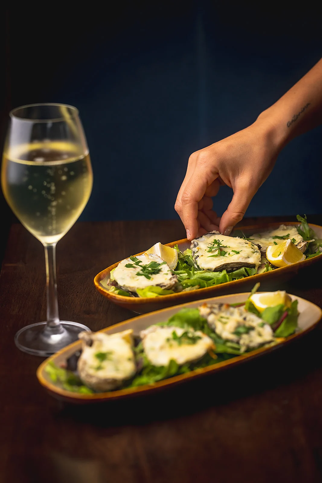 Oyster rockefeller