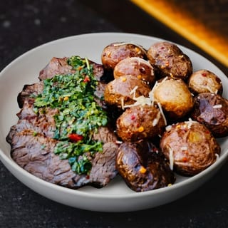 Potatoes & Steak Bites